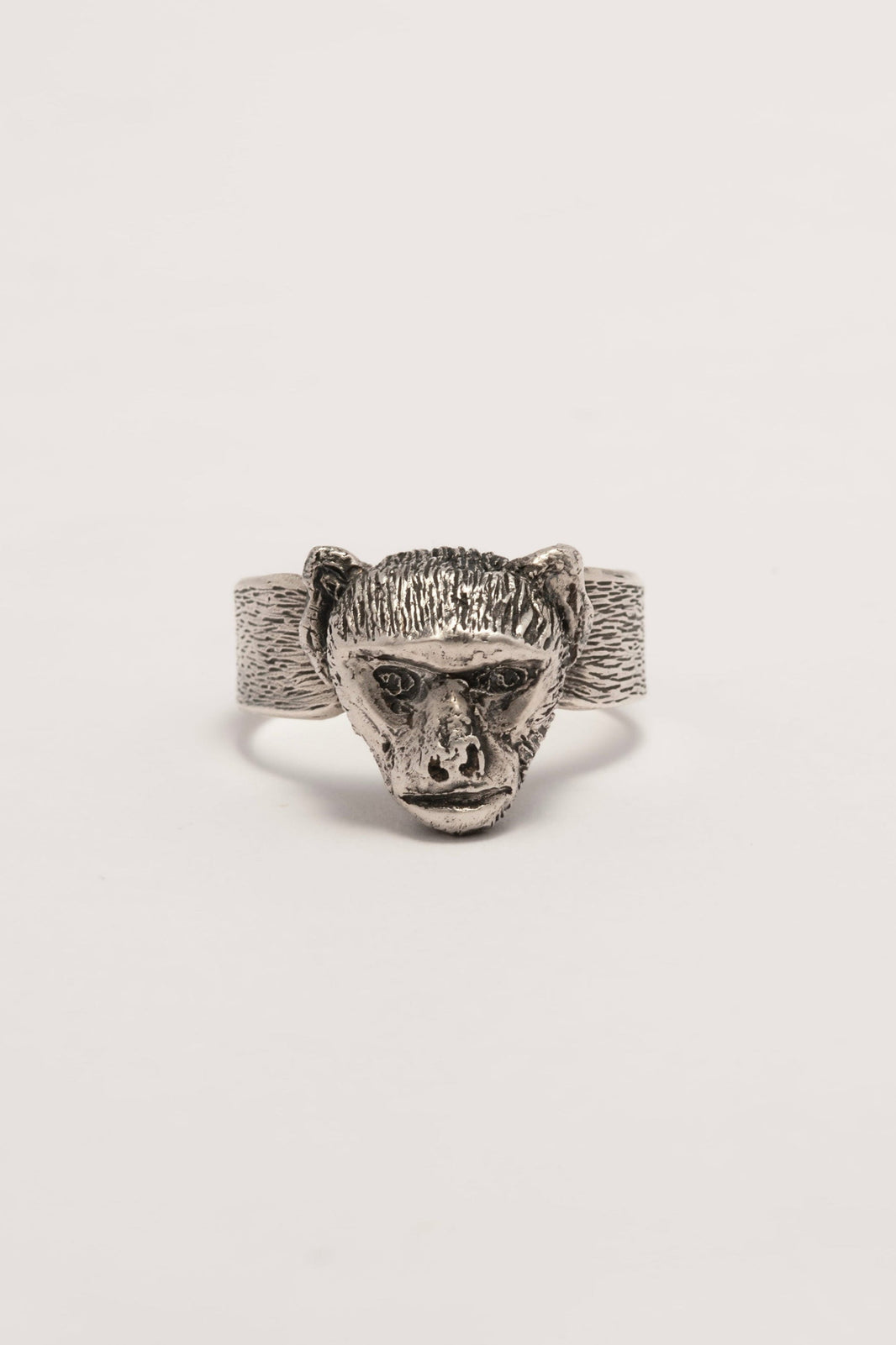 Sterling Silver Monkey Ring