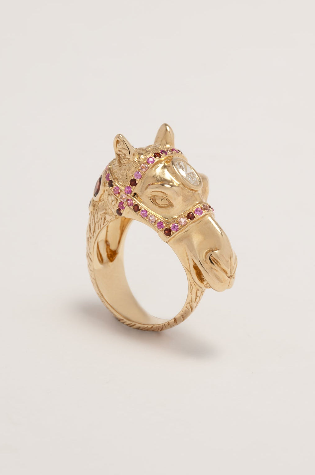 9kt Gold Festive Camel Ring