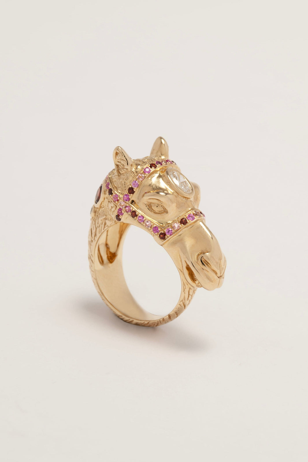 9kt Gold Festive Camel Ring