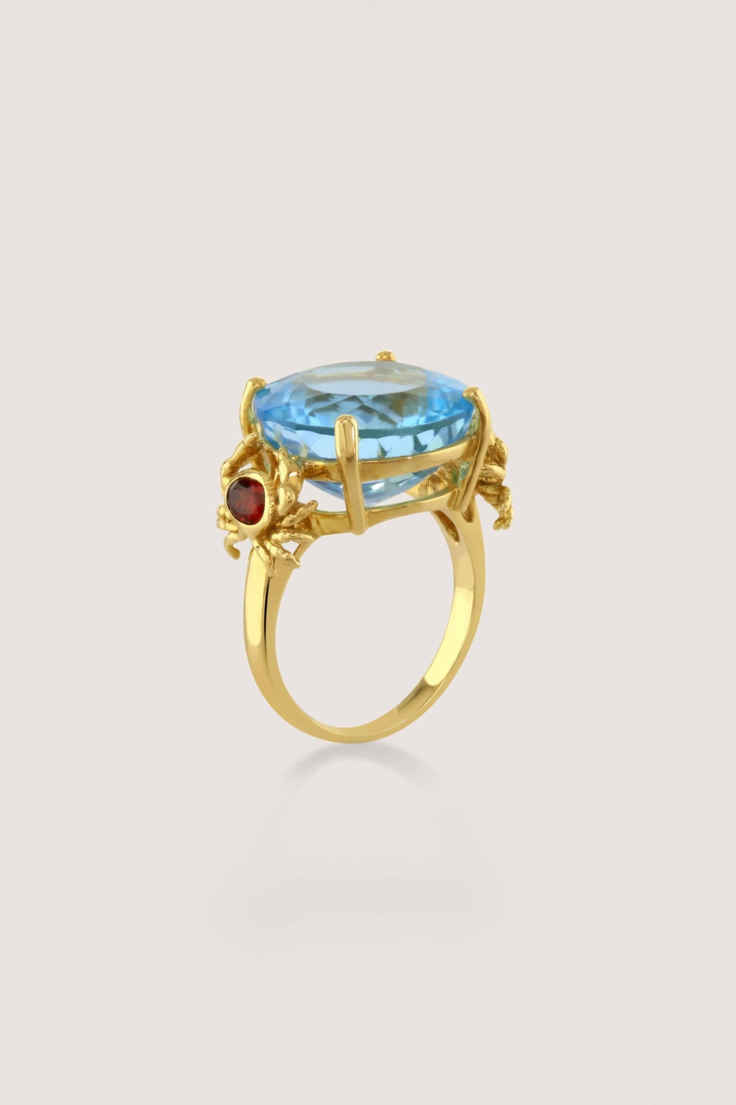 9kt Gold Crab Cocktail Ring