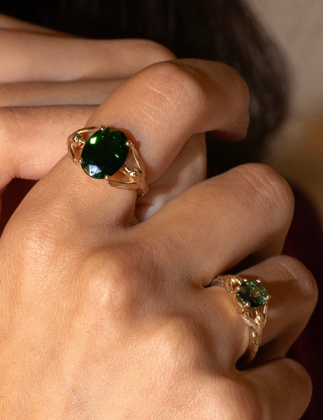 9kt Gold Large Sunbird Cocktail Ring