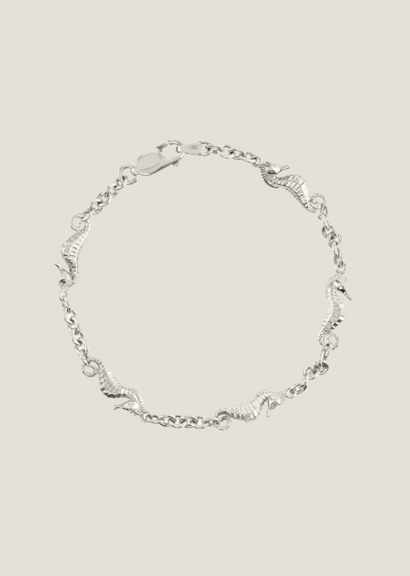 Sterling Silver Seahorse bracelet