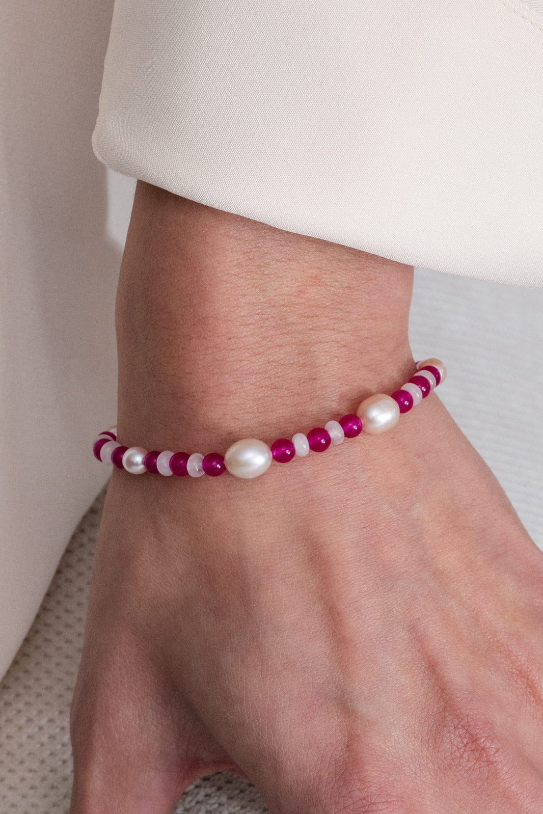 9kt Gold Pink City Bracelet